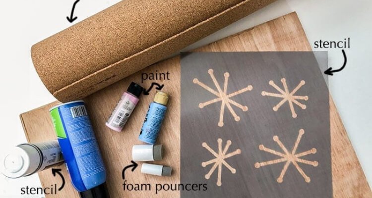 How to Apply Paint to a Corkboard